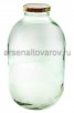 Банка стеклянная для консервирования Твист -110 15 л с винтовой крышкой прозрачная (Россия) 