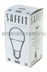 Лампа светодиодная Саффит 12 Вт (аналог 120 Вт) Е27 (большой цоколь) 4000К холодный белый свет груша (SBА6012) (55008) 0154 