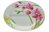 Тарелка мелкая керамическая 230 мм (PFPr230Orn) Ветка орхидеи (КНР)