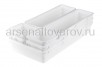 Лоток для столовых приборов пластиковый 46*31*5 см №3 (М1619) белый (Идея)