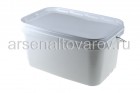 контейнер-ведро для продуктов пластиковый 11 л с герметичной крышкой и контрольным замком (366) (Беларусь)
