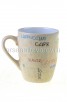 Кружка чайная керамическая 390 мл (T455/BRSD024-641) Бочка Магия кофе (КНР)