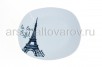 Тарелка мелкая керамическая 240 мм квадратная (17-083) Париж (Даникс) 307936