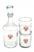 Набор для воды стеклянный (графин Цезарь + 2 стакана 250 мл) (1330-ГД34) Россия (Гусь-Хрустальный)