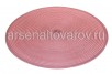 Салфетка полипропиленовая плетеная 38 см розовая (PPW-02) (Рыжий кот) 