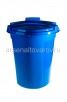 Бак пластиковый 100 л для пищевых с крышкой Геркулес (ЭП313) синий (Эльфпласт) 