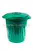 Бак пластиковый  70 л для пищевых с крышкой (01004) зеленый (Ар-Пласт) 