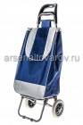 тележка багажная грузоподъемность 30 кг с сумкой А204 синяя (Рыжий кот)