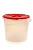 Бак для солений пластиковый 25 л с крышкой прозрачный (Идея) (М 2406) 