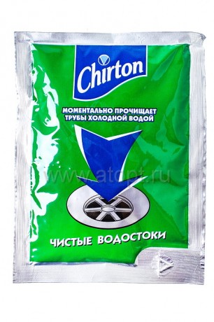 чистящее для канализационных труб холодной водой Чиртон 60 гр (Подольск)