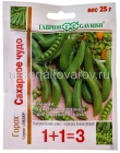 семена Горох Сахарное чудо (серия 1+1=3) 25 гр цветной пакет годен до 31.12.2029 (Гавриш)