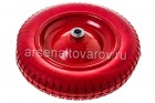 колесо для тачки PU 3.25/3.00*80 диаметр оси 20 мм бескамерное (КНР)