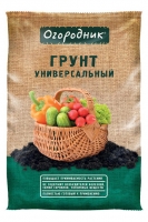 Грунт для овощных, цветочных культур и рассады Универсальный 40 л (Огородник) на поддоне 39 шт
