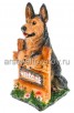 Садовая фигура Собака у забора 38*20 см (111) гипс (Россия)