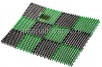 Коврик пластиковый 42 см*56 см Травка (71-002) черно-зеленый (Санстеп)