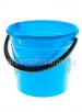 Ведро пластиковое 10 л для пищевых со сливом (04119) голубое (Пятигорск)
