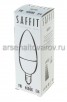 Лампа светодиодная Саффит  9 Вт (аналог 90 Вт) Е14 (маленький цоколь) 4000К холодный белый свет свеча (SBC3709) 55079