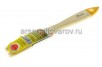 Кисть плоская  19 мм натуральная щетина деревянная ручка Хобби Любитель (01-1-434)
