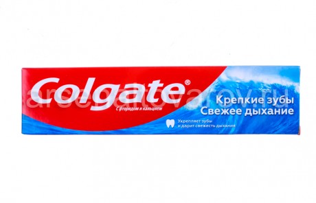 Колгейт 100 мл свежее дыхание, крепкие зубы зубная паста (Colgate)
