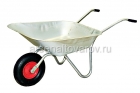 тачка садовая одноколесная 85 л/ 75 кг оцинкованный кузов пневмоколесо (WB5206) (КНР)