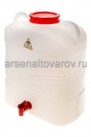 Канистра-умывальник пластиковая 15 л Парус (М7144) (Башкирия)