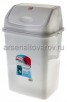 Контейнер для мусора пластиковый 18 л Камелия (РП-1013) белый (Россия) 