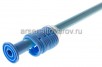Карниз для ванной металлический прямой 2,1 м (РП-831) голубой (Россия)