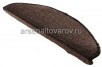 Коврик на ступеньку влаговпитывающий 25 см*65 см (72-012) коричневый (Санстеп)