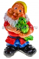 Садовая фигура Гном с кабачком 36*24 см гипс (235) (Россия)