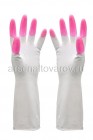 перчатки хозяйственные виниловые размер S Комфи (PVHCLR1) 3 цвета (КНР)