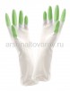 Перчатки хозяйственные виниловые размер M Комфи (PVHCLR2) 3 цвета (КНР) 