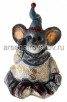 Крыс в шарфе 40*28*27 см стеклопластик садовая фигура (F08670) (Россия)