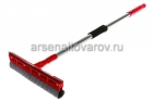 стеклоочиститель пластиковый 25 см с телескопической ручкой 60-95 см (ОС171104) (Flatel)
