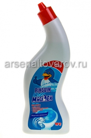 чистящее для туалета Магический пингвин 500 гр гель морская свежесть (ДБХ)