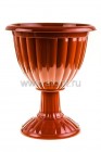 вазон для цветов пластиковый 18 л 42*50 см коричневый Жасмин высокий (М1329) (Башкирия)