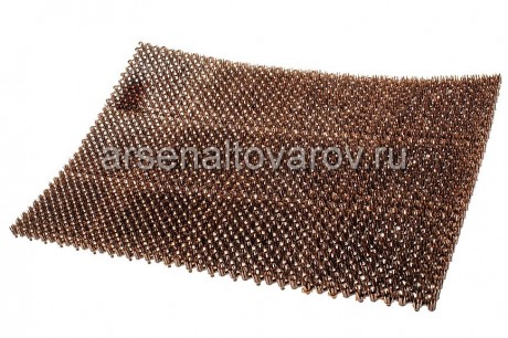 коврик пластиковый 42 см*56 см Травка (71-016) коричневый (Санстеп)
