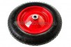 Запчасти колесо для тачки 3.25/3.00*80 диаметр оси 16 мм с подшипником (КНР)