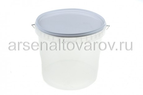 контейнер-ведро для продуктов пластиковый 5,5 л с герметичной крышкой (230) (Беларусь)