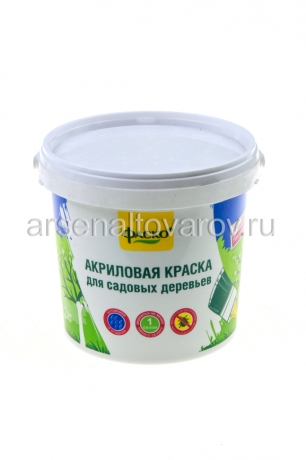 Садовая краска 1,2 кг для защиты от солнечных ожогов и болезней (Фаско)