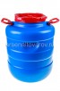 Бочка пластиковая  40 л для пищевых диаметр горла 195 мм Дачная синяя (Ижевск) 
