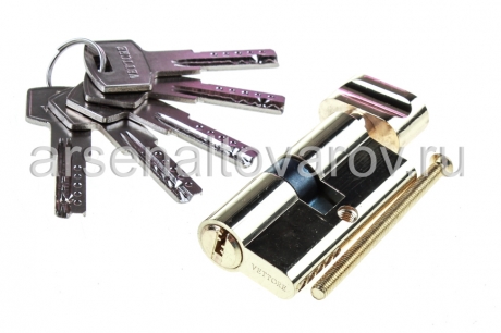 личинка замка двери механическая 70 мм M70 Z GP (35*35) золото (Витторе)