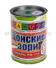 эмаль ПФ-115 зеленая 0,8 кг для наружных и внутренних работ (Донские Зори)