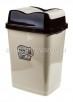 Контейнер для мусора пластиковый 18 л Флип (А024) бежево-шоколадный (Ар-Пласт) 