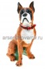 Садовая фигура Собака Боксер 54*40 см гипс (242) (Россия) 