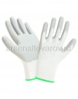 перчатки рабочие полиэстеровые с полиуретановым покрытием размер M Ладушки (PLPU-02) (КНР)