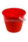 ведро пластиковое 4,5 л для пищевых Соло (А027) красное (Ар-Пласт)