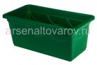 ящик для рассады пластиковый 61*19*15 см 13 л Росток (07040) зеленый (Ар-Пласт)