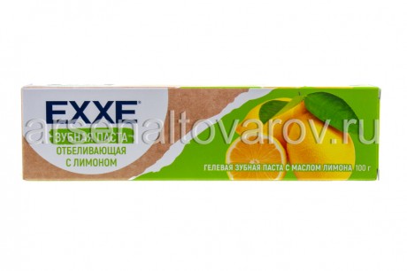 зубная паста EXXE 100 г отбеливающая с лимоном (Арвитекс)