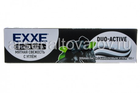 зубная паста EXXE 100 г мятная свежесть с углем (Арвитекс)