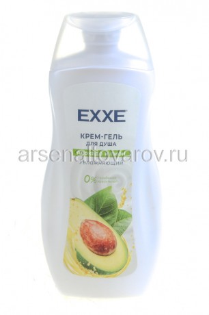 крем-гель для душа EXXE 400 мл увлажняющий авокадо и пион (Арвитекс)